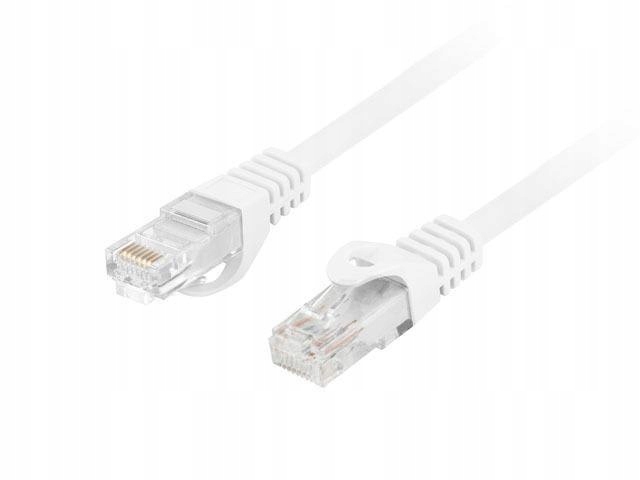 Patchcord Lanberg UTP kat.6 15m LSZH CU fluke passed biały