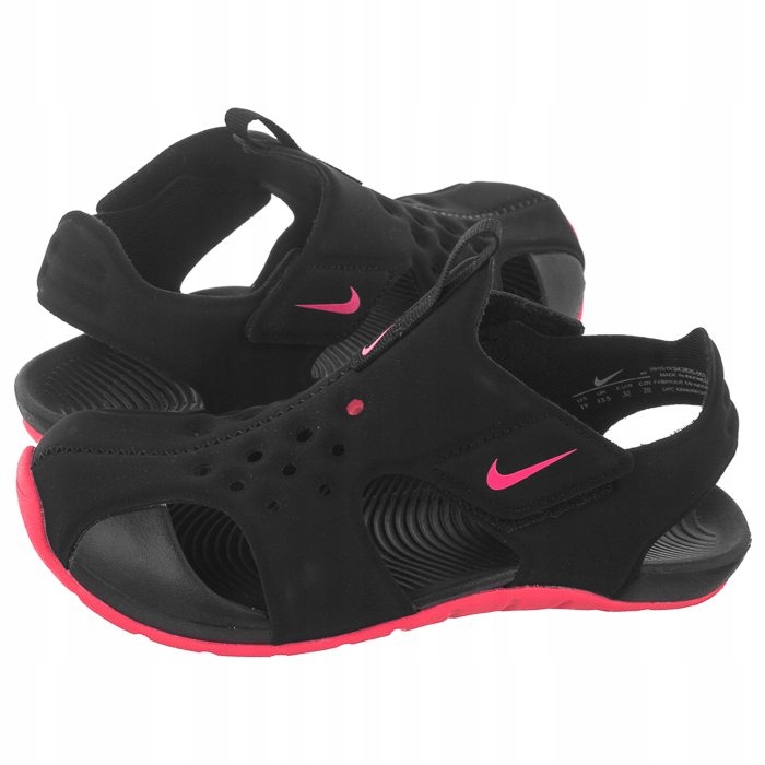 Buty dla Dzieci Nike Sunray Protect Czarne - 11897860849 - oficjalne archiwum Allegro