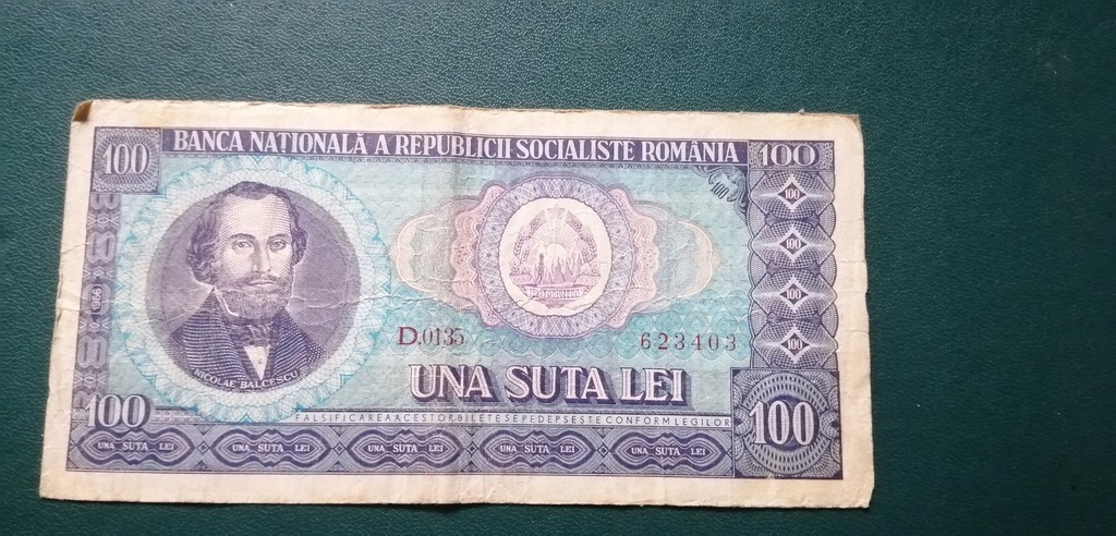 Rumunia 100 Lei 1958