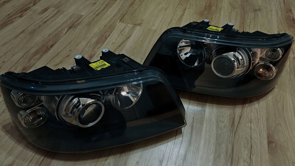 Reflektory Lampy VW T5 BI LED BILED BLACK MULTIVAN / CARAVELLE / TRANSPORTE