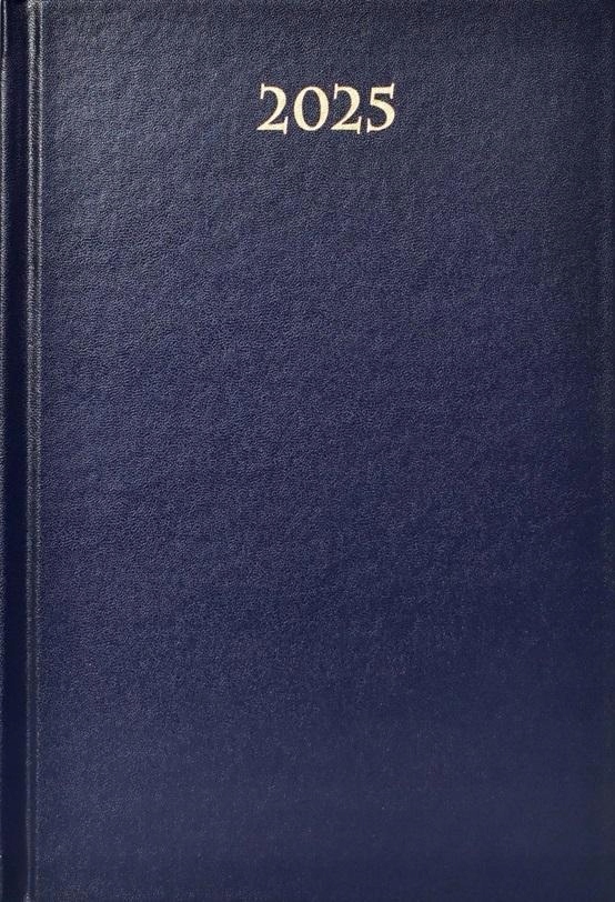 TERMINARZ 2025 DZIENNY A5 DIVAS GRANATOWY