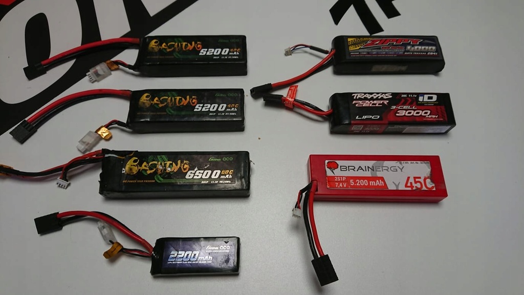 RCFORFUN BATERIA PAKIET LIPO 2S 3S YUKI GENS