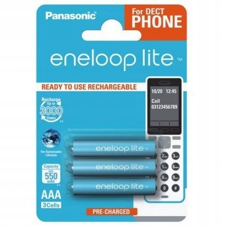 PANASONIC ENELOOP LITE ACCUMULATOR R03/AAA 550mAh