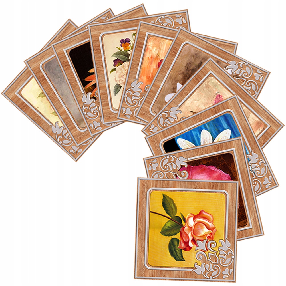 Wall Sticker Flower Stickers Tile Decal 10 Pcs 13814645977