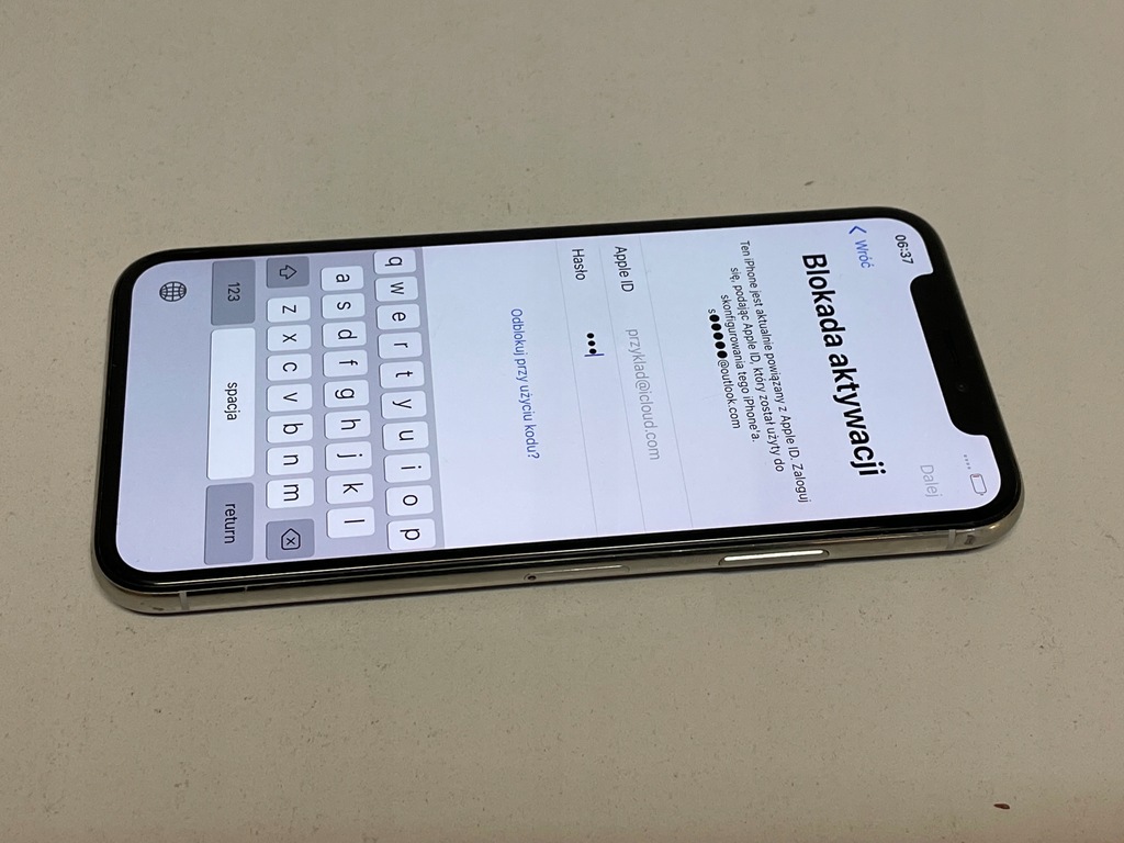 IPHONE X64 GB USZKODZONY DAWCA /2