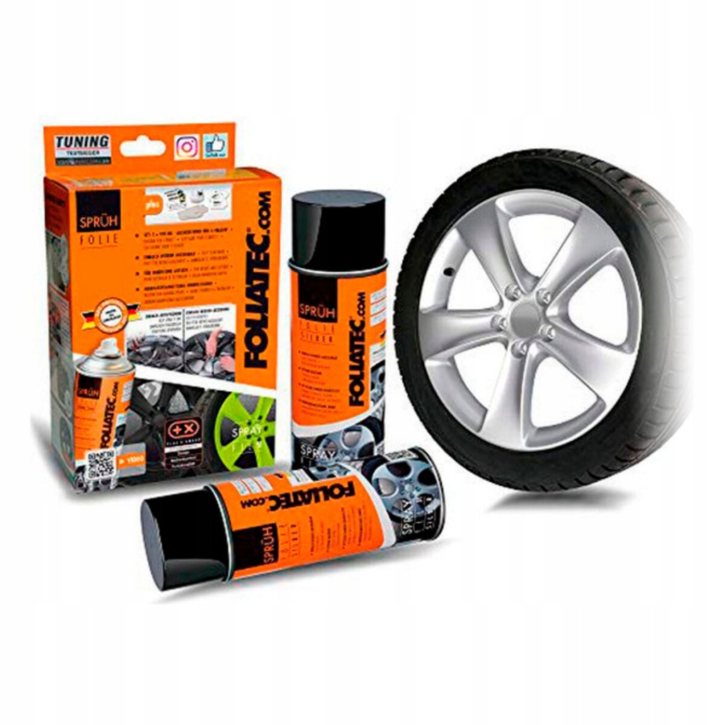 Guma w Płynie do Samochodu Foliatec FT2049 Sr