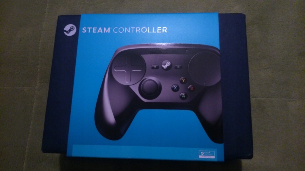 STEAM CONTROLLER GAMEPAD STEAM OD RĘKI NOWY 7811992272 oficjalne