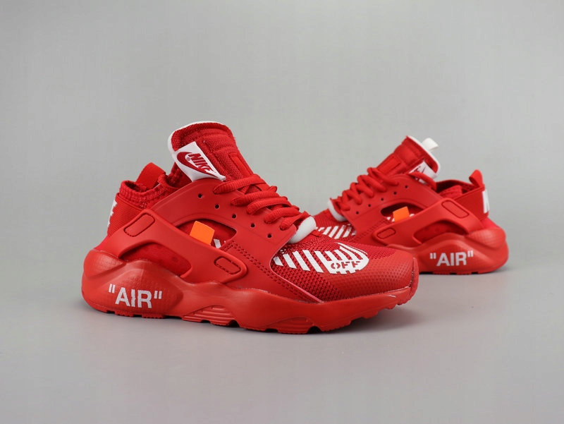 buty OFF WHITE x NIKE AIR HUARACHE czerwony r.41 9925244532
