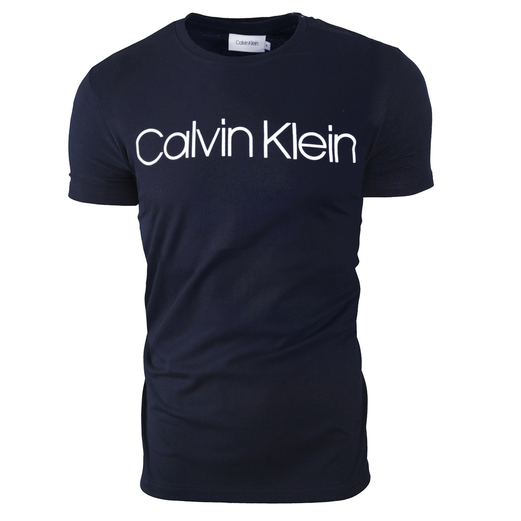 T-SHIRT KOSZULKA MĘSKA CALVIN KLEIN GRANAT L