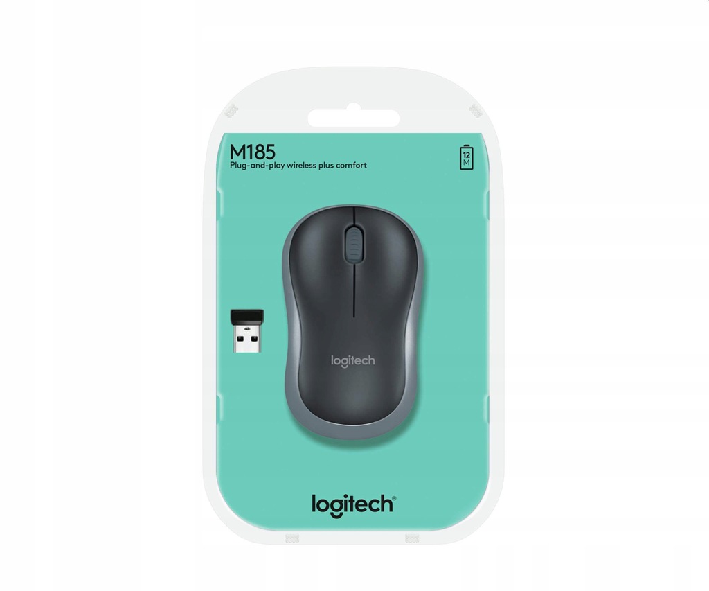 Купить Беспроводная оптическая мышь LOGITECH M185 GREY: отзывы, фото, характеристики в интерне-магазине Aredi.ru