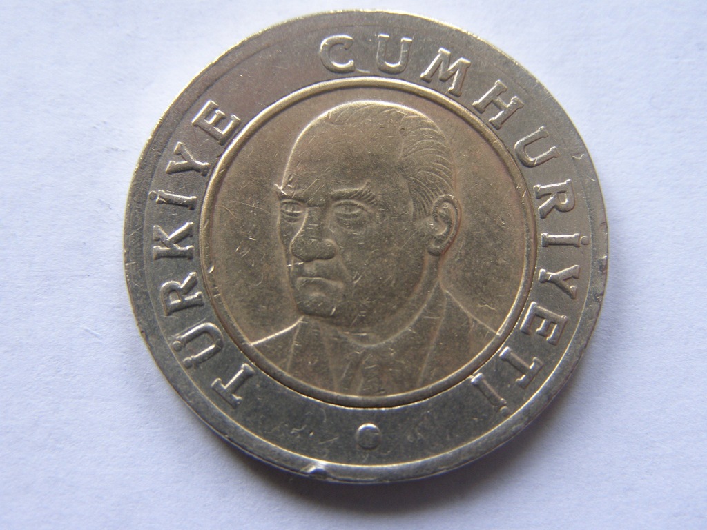 TURCJA TURKIYE 1 LIRA 2006 ROK BCM !!!!!!!!!! 0969