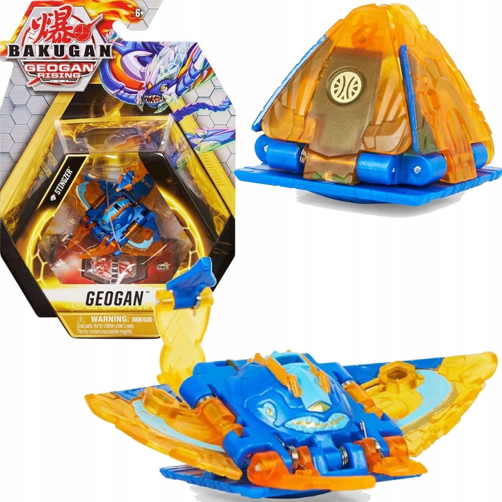 BAKUGAN GEOGAN RISING DIAMOND STINGZER + KARTY