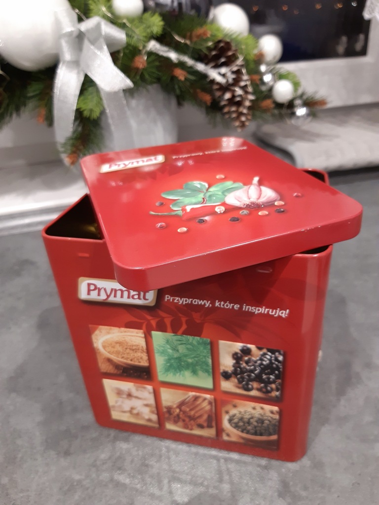 Pojemnik pudełko na przyprawy PRYMAT seria limitowana