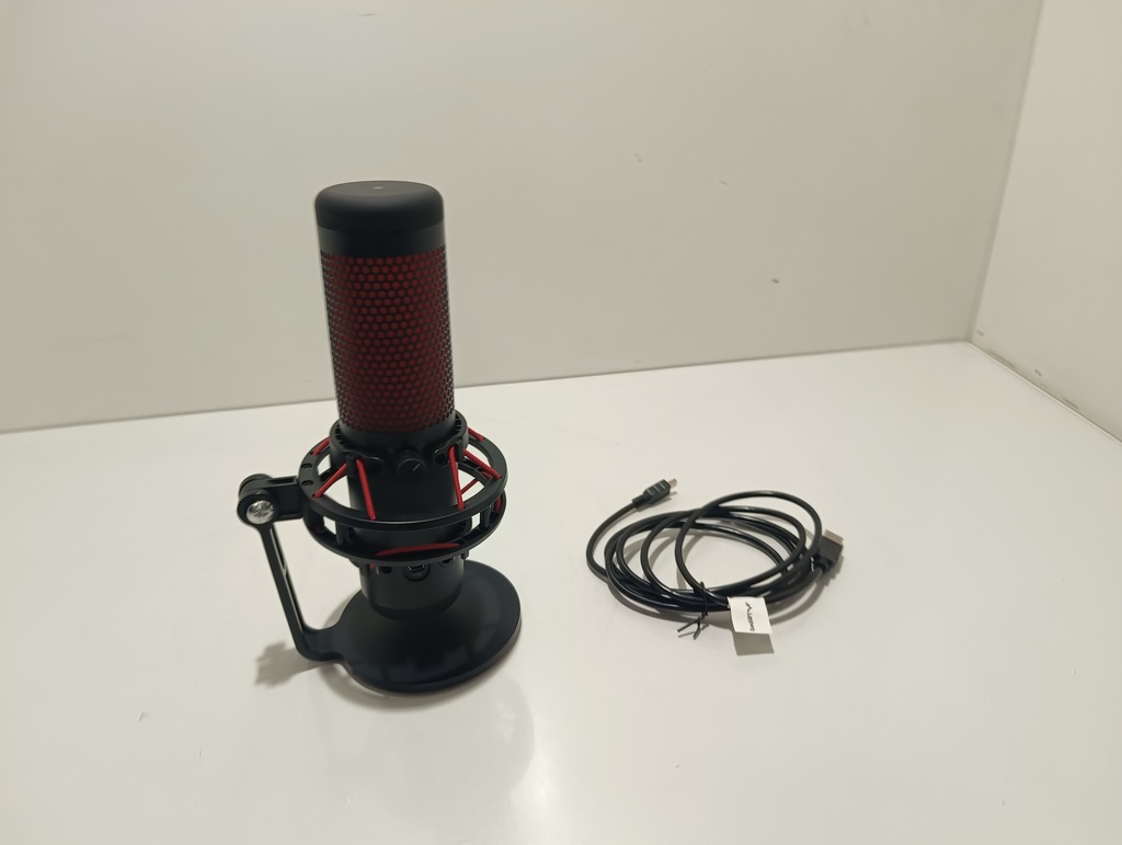 Mikrofon HyperX Quadcast Przewodowy Pojemnościowy Czarny 36dB 20Hz - 20kHz