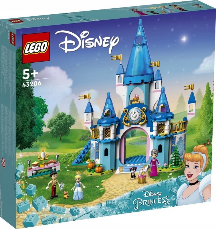 LEGO Disney Princess 43206 Zamek Kopciuszka i księ