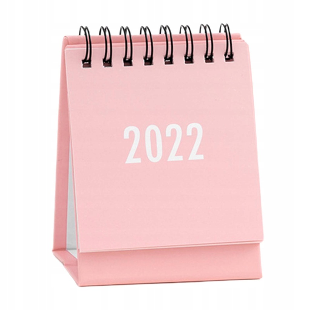 2022 Desktop Calendar Monthly Schedule Table Planner for Kitchen Pink