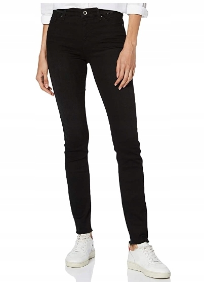 Jeansy Skinny damskie Armani J01 Czarne e25/u26