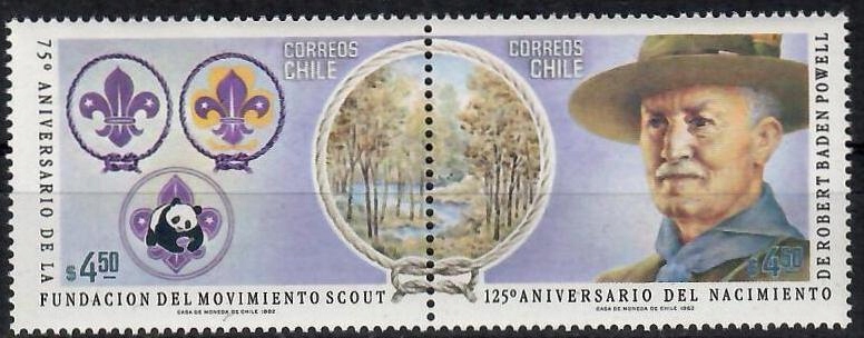 Chile, M 986-87, skauting