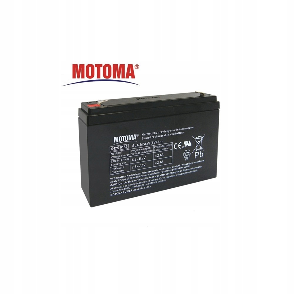 Akumulator żelowy 6V 7.0Ah Motoma