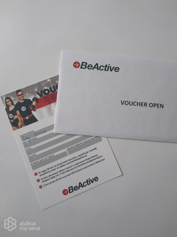 Voucher BeActive Open na 30 dni