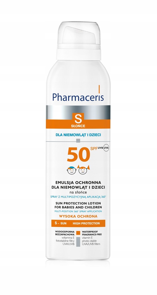 PHARMACERIS S SPF50 EMULSJA OCHRONNA DLA DZIECI 15