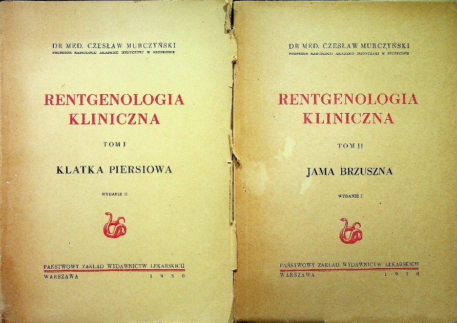 Rentgenologia kliniczna tom I i II 1950 r.