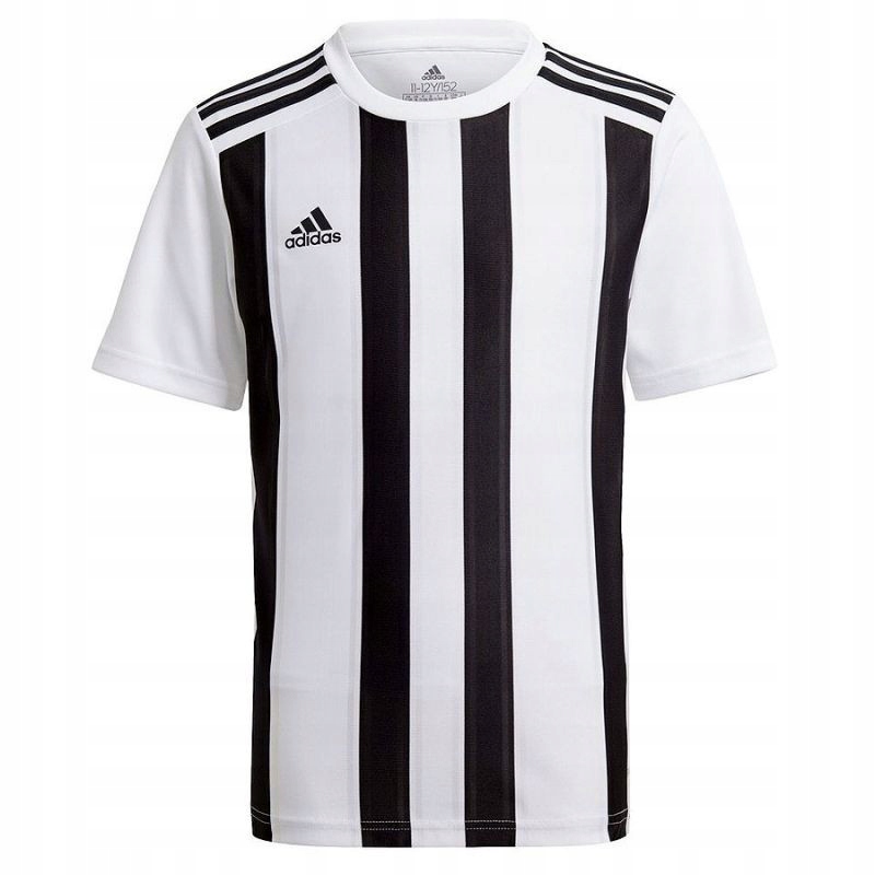 Koszulka adidas striped 21 jsy m L Czarny/Szary/Srebrny