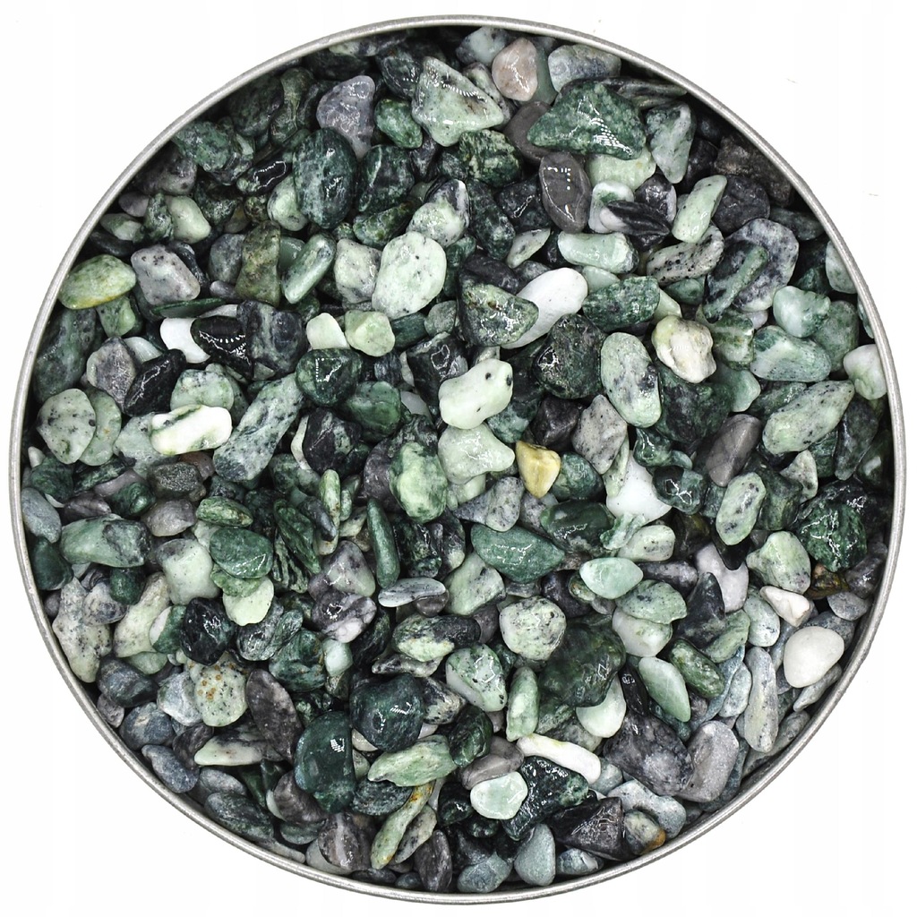 Zielony Żwirek do Akwarium Verde Alpi 4-7mm 15KG