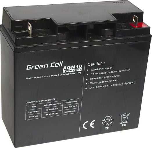 Green Cell Akumulator 12V/20Ah (AGM10)