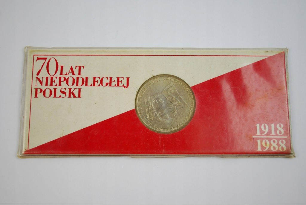 Medal 70 lat niepodległej Polski Piłsudski 1988 r.