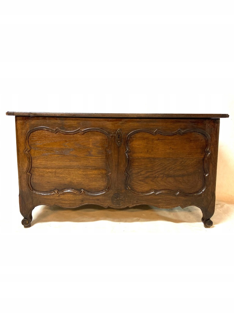 Antyczna skrzynia BAROK kufer RTV Francja XVIII w ...