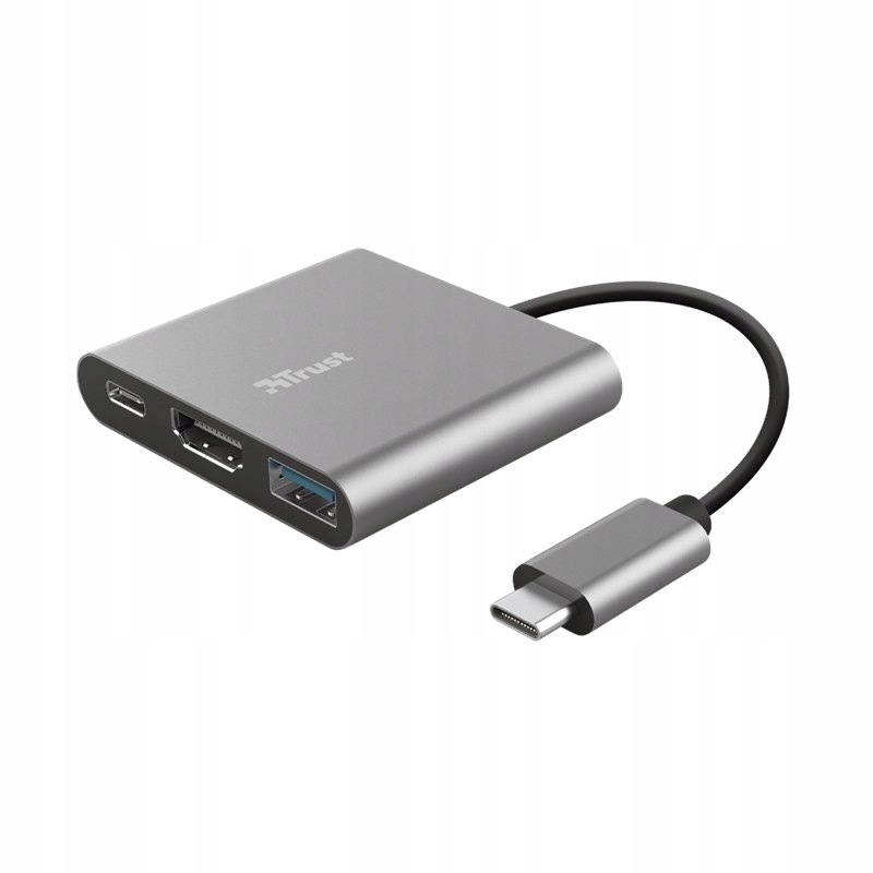 Trust Dalyx 3-in-1 - Adapter USB-C