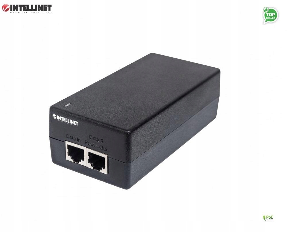 Zasilacz PoE Intellinet 60W 1xGigabit RJ45 Etherne