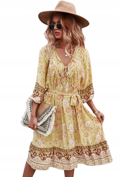 SHEIN SUKIENKA WZORZYSTA NA CO DZIEŃ 40/42 ŁFN