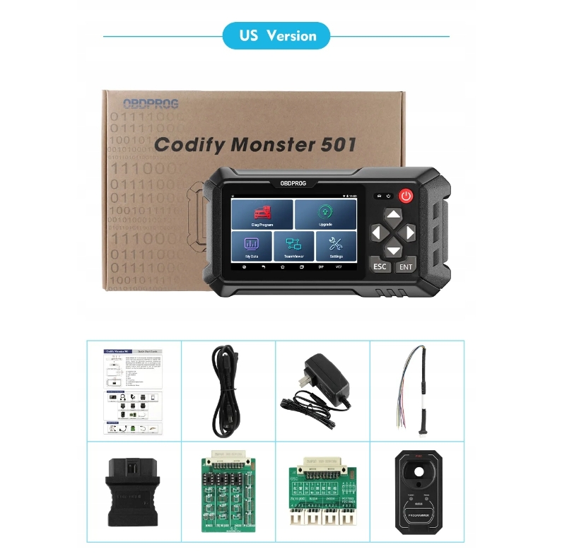 Czytnik kodów OBDPROG M501 Programowanie kluc