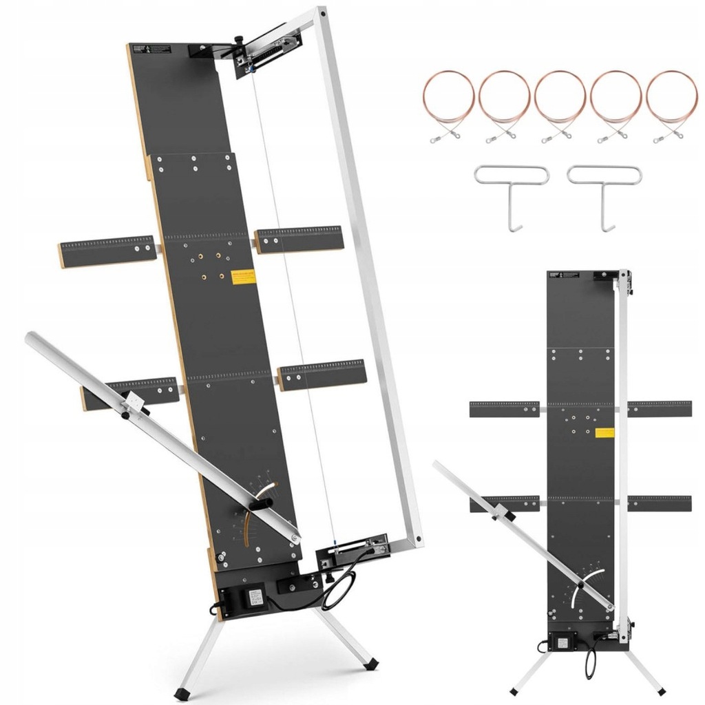 MASZYNA NÓŻ TERMICZNY DO CIĘCIA STYROPIANU ZESTAW WSPORNIK STOJAK 5 X DRUT