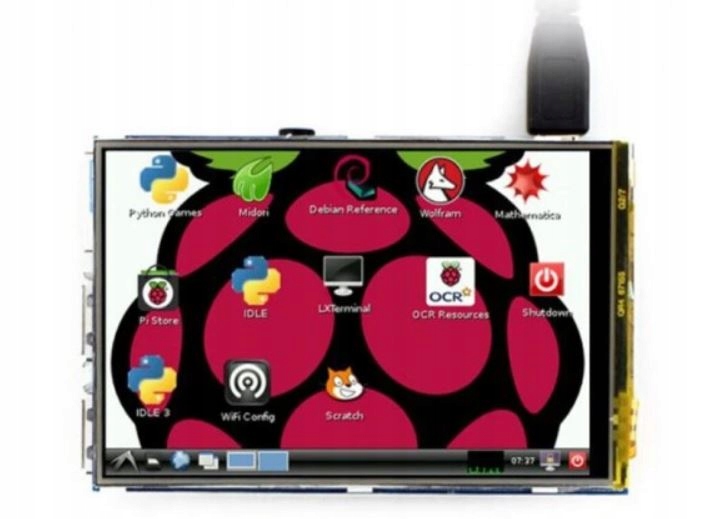 Ekran dotykowy A - rezystancyjny LCD TFT 3,5''