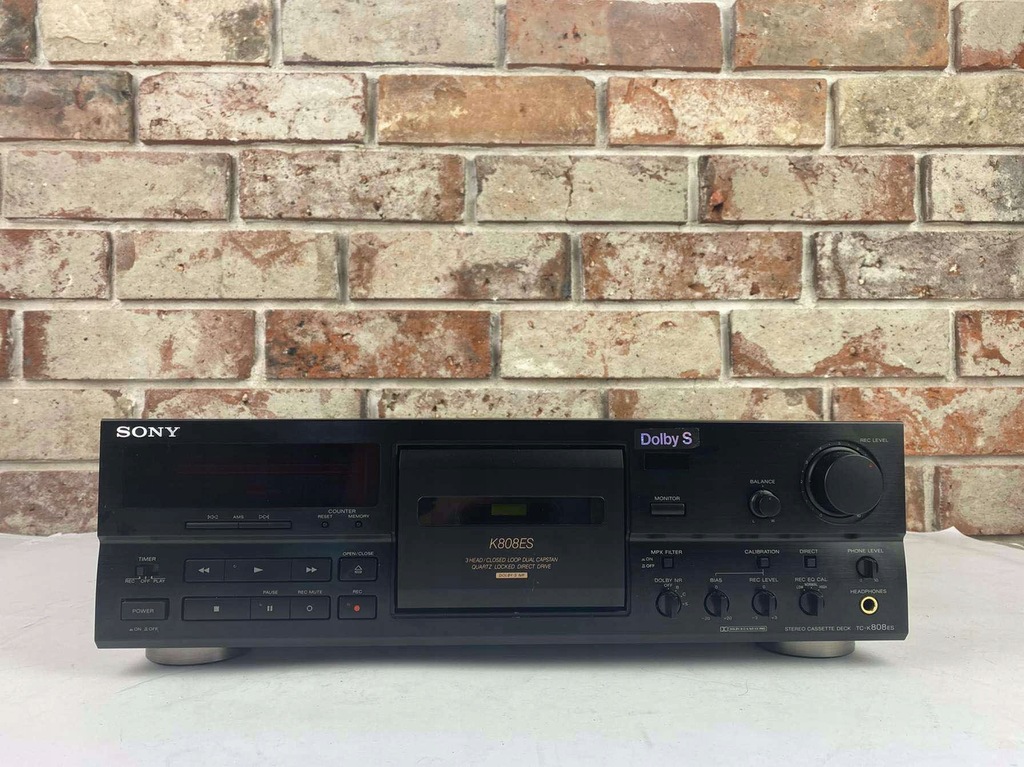 Sony TC-K808ES stereo cassette deck vintage kaseta