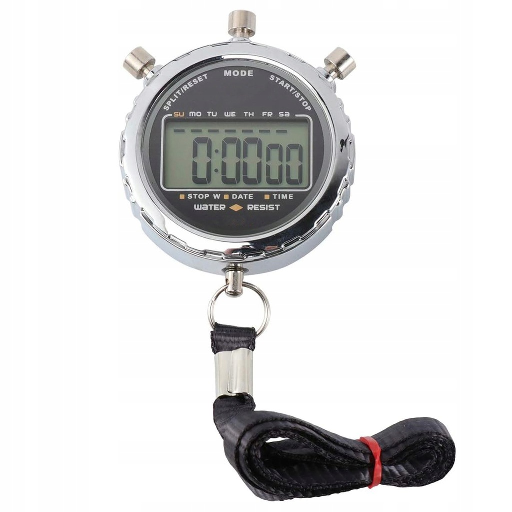 Stopwatch Sport Learher Digital Timer LCD