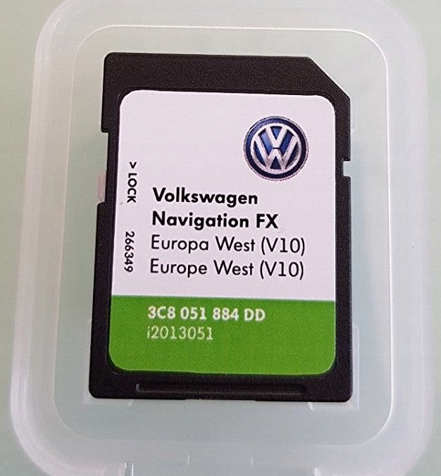 VW Volkswagen TOURAN karta SD mapa RNS310 V10 2018