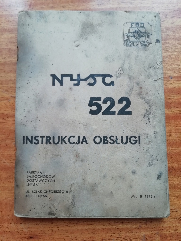 Nysa 522 instrukcja obsługi