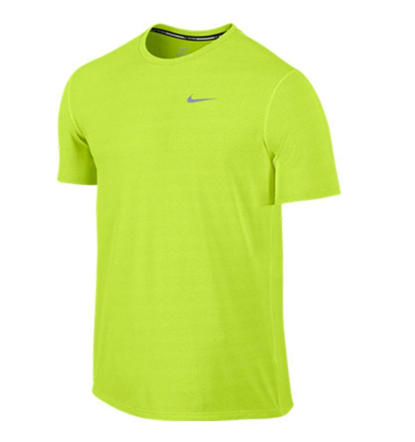 NIKE Męska koszulka TSHIRT neonowa DO BIEGANIA M