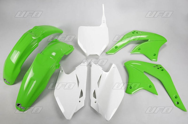 UFO KOMPLET PLASTIKÓW KAWASAKI KXF 450 08 KOLOR OEM