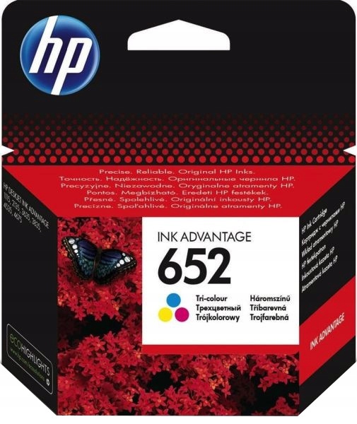 Купить Оригинальные цветные чернила HP F6V24AE 652 INK Advantage: отзывы, фото, характеристики в интерне-магазине Aredi.ru