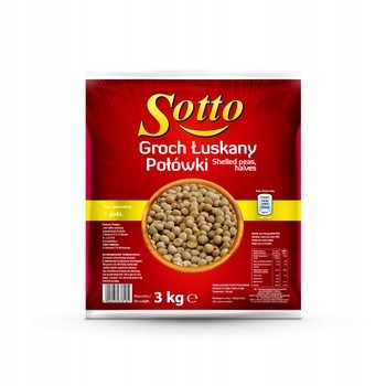 Sotto Groch Łuskany Połówki 3Kg