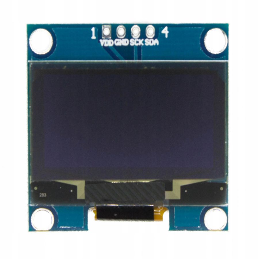 Niebieski wyświetlacz OLED 1,3" I2C ARDUINO