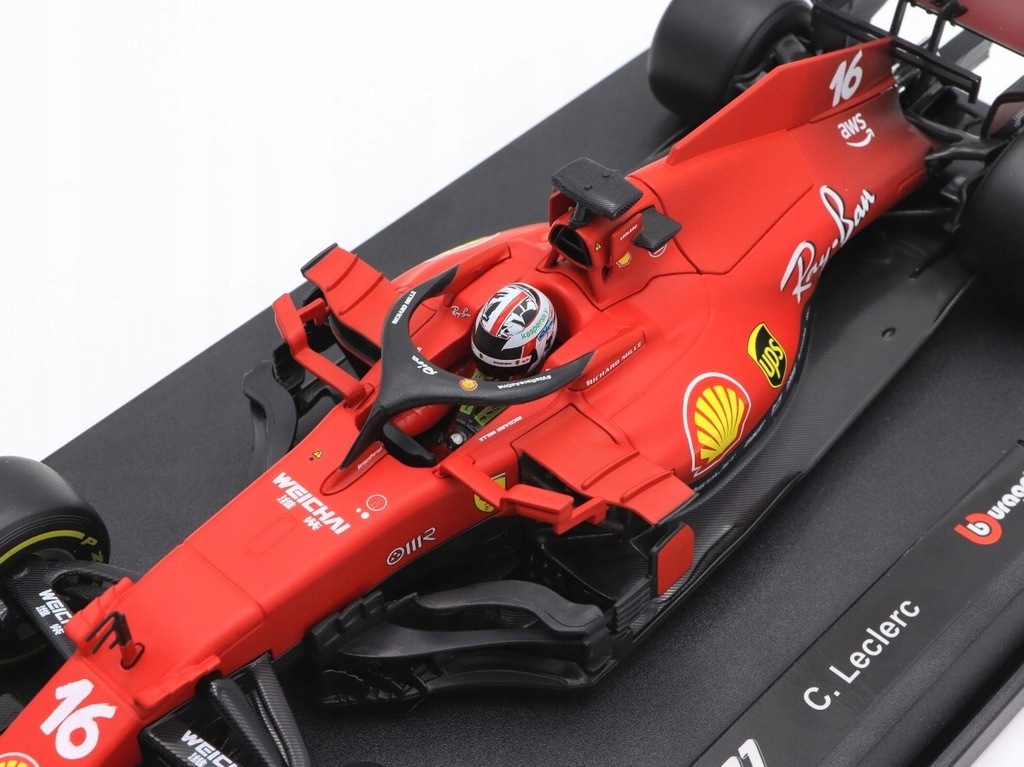 Купить Чарльз Леклерк Ferrari SF21 F1 #16 1/18 Ббураго: отзывы, фото, характеристики в интерне-магазине Aredi.ru