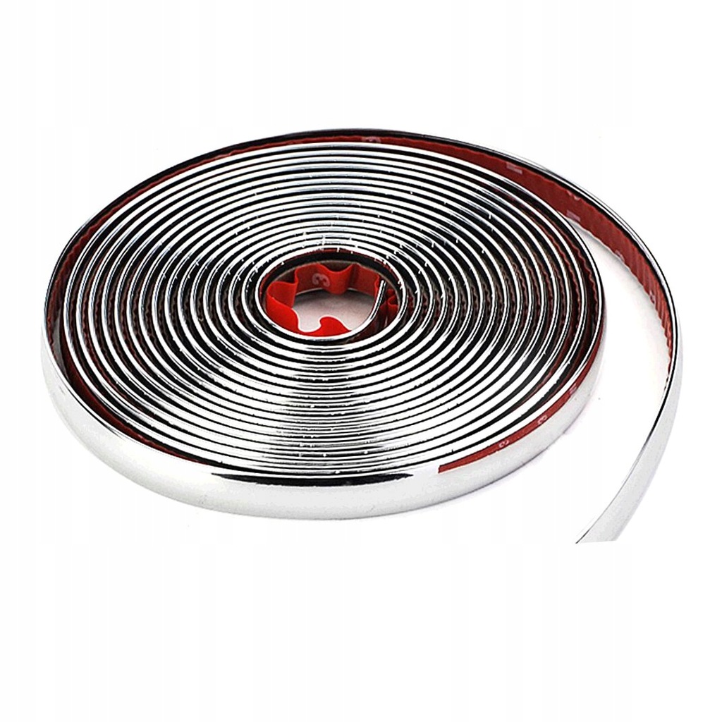 LISTWA CHROMOWANA OZDOBNA SAMOPRZYLEPNA 13MM X 15M