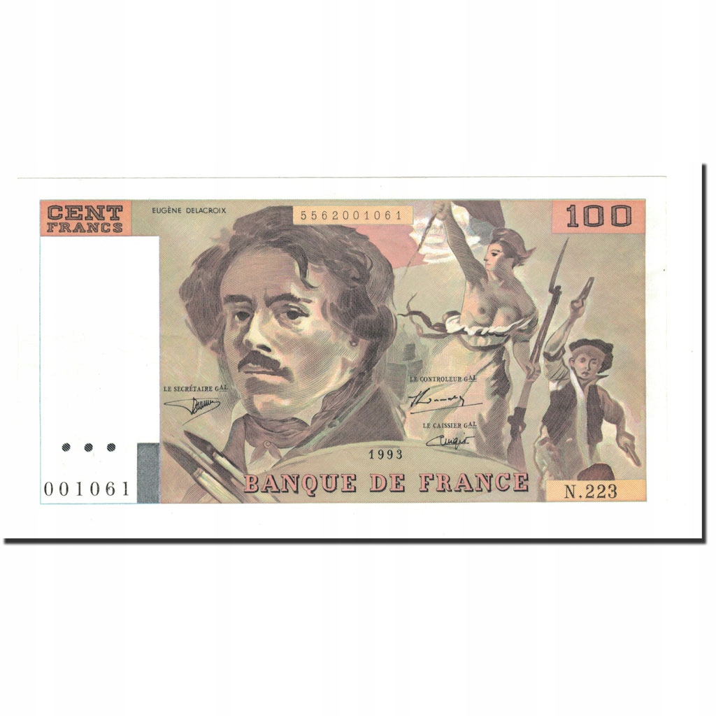 France, 100 Francs, 1993, UNC(60-62), Fayette:F69/