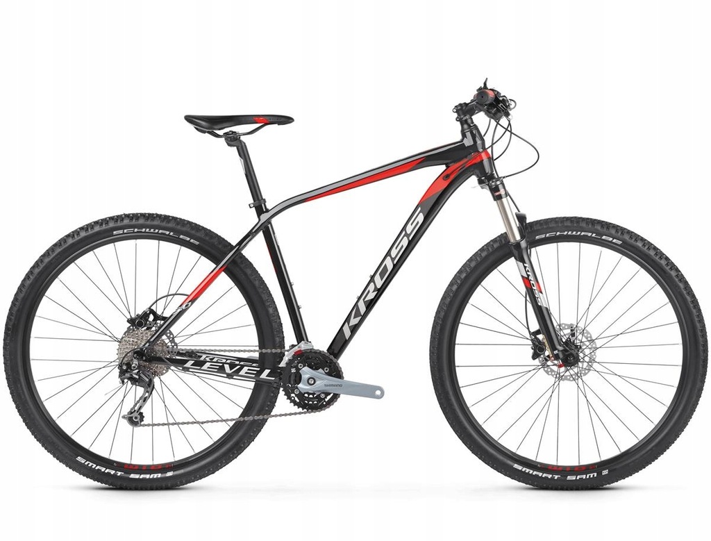 MTB Hardtail Kross Level 5.0 29 Czarny L Czerwony